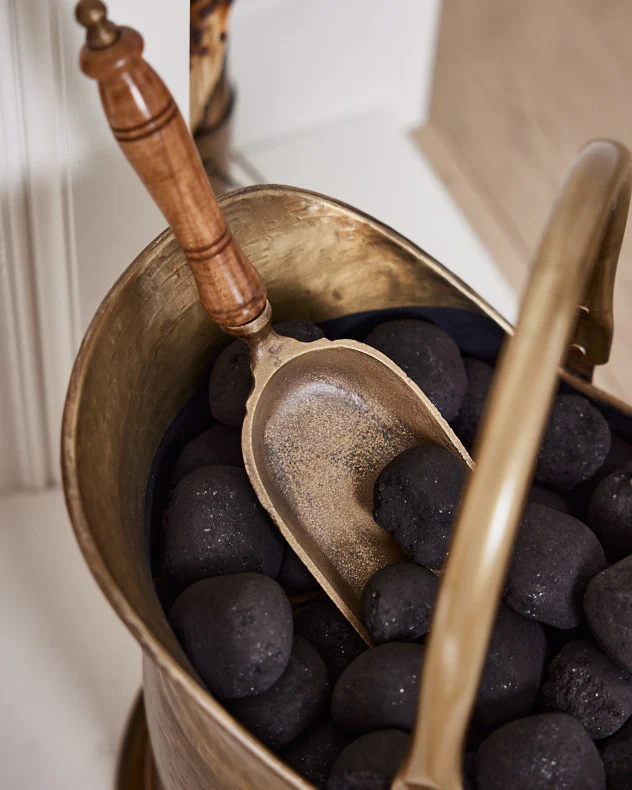Brass Coal Bucket & Shovel - Image 4