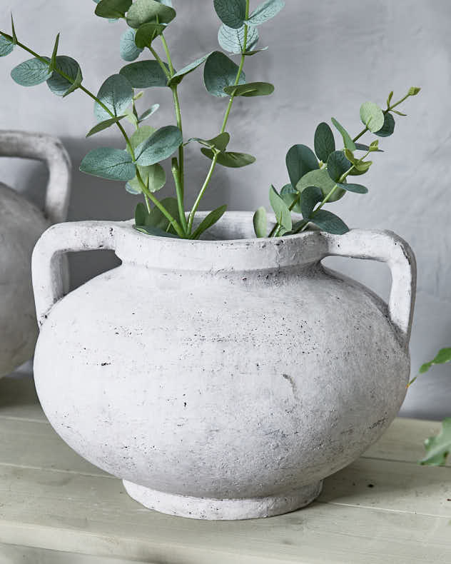 Antique Style Grey Pelike Vase