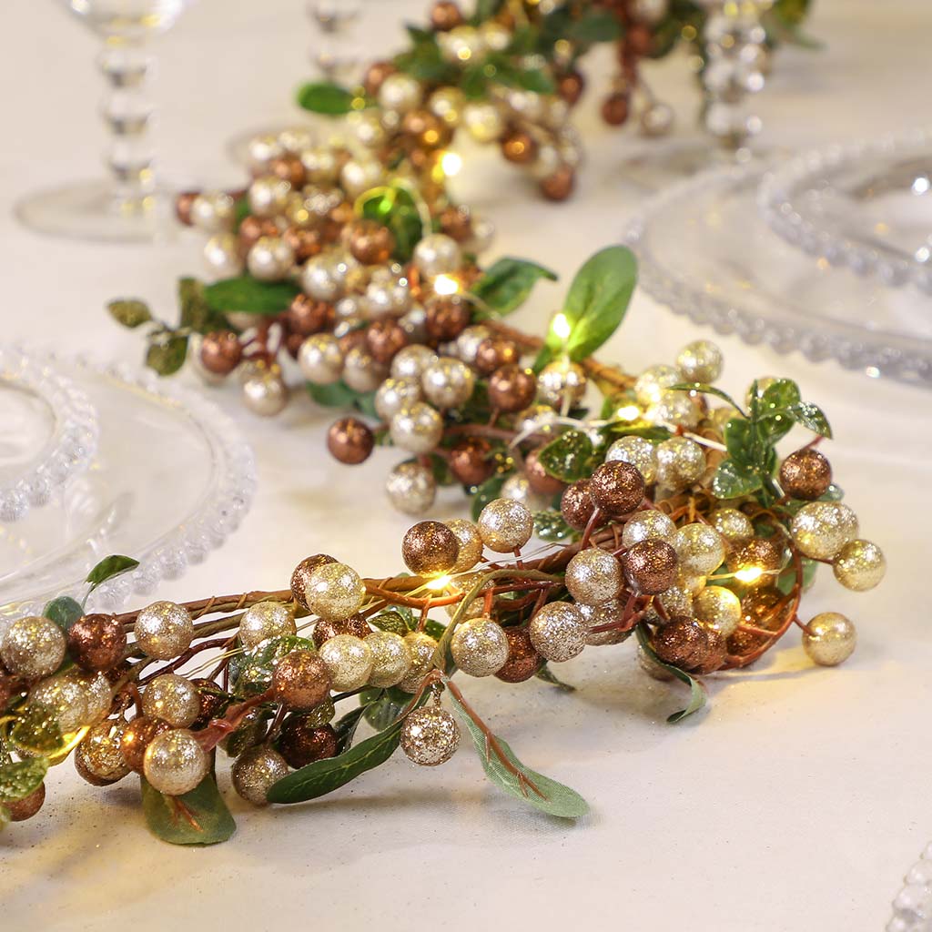 Christmas Sparkle LED Garland Table Centrepiece - Image 2