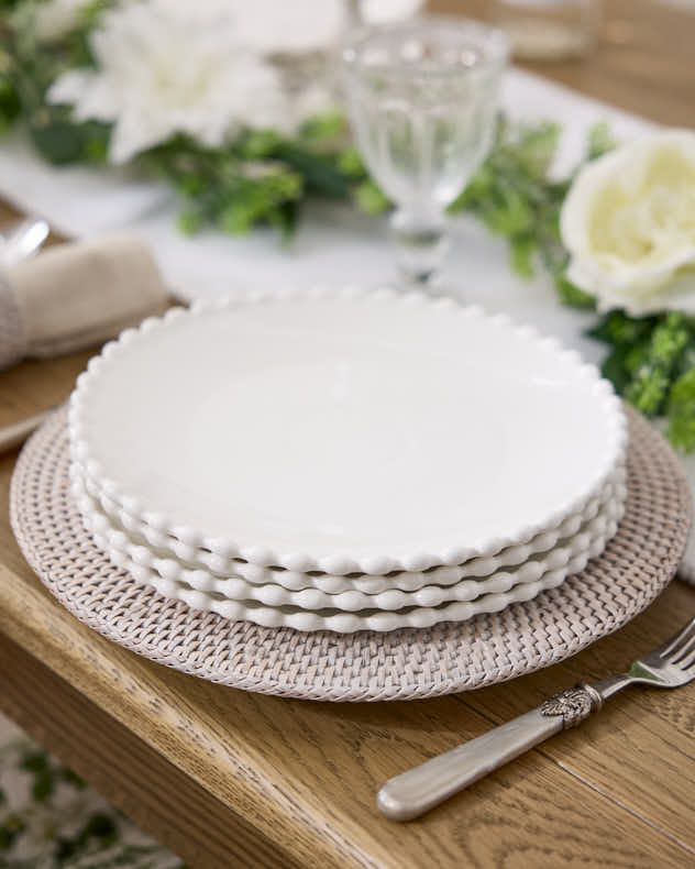 Blanche Perle Beaded Dinnerware Collection - Image 4