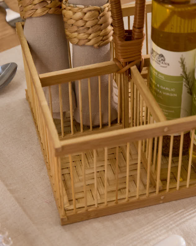 Bamboo Cutlery Caddy - Image 4