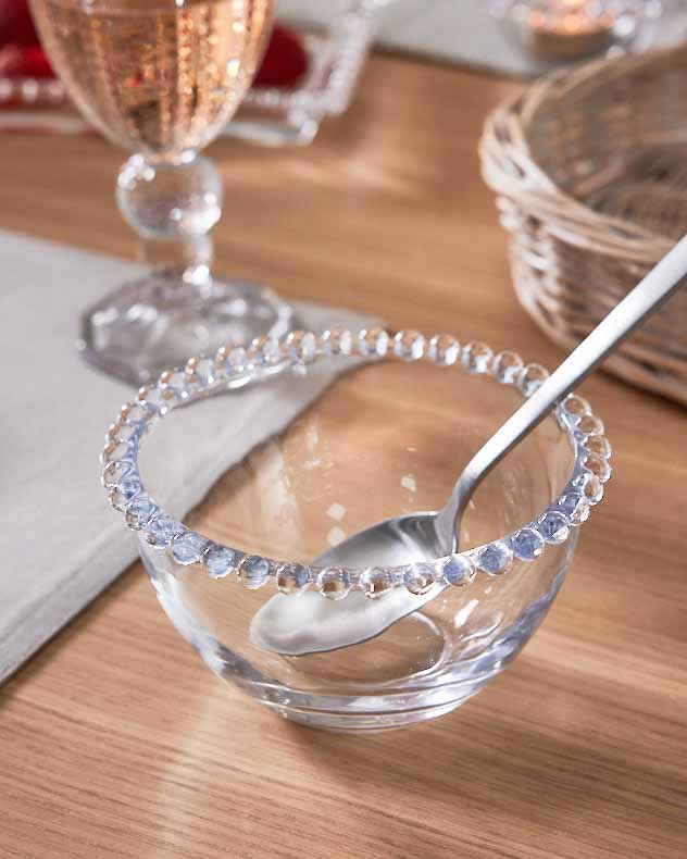 Bella Perle Beaded Glass Bowl - Image 4