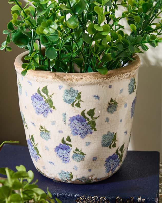 Blue Hydrangea Planter Collection - Image 3