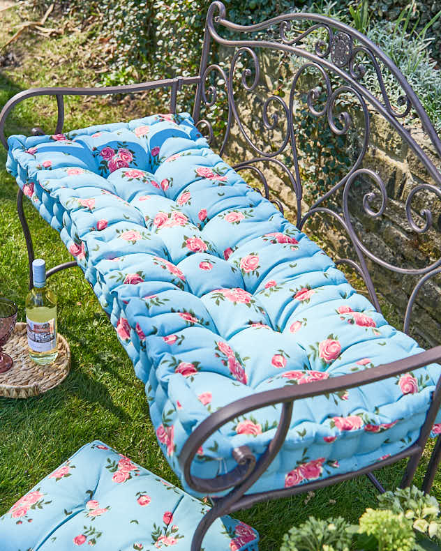 Blue Rose Garden Cushion Collection - Image 2