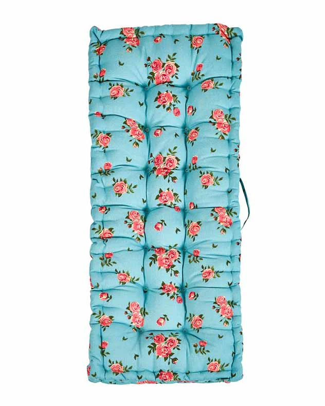 Blue Rose Indoor Bench Cushion - Image 5
