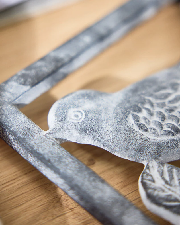 French Grey Bird Trivet - Image 3