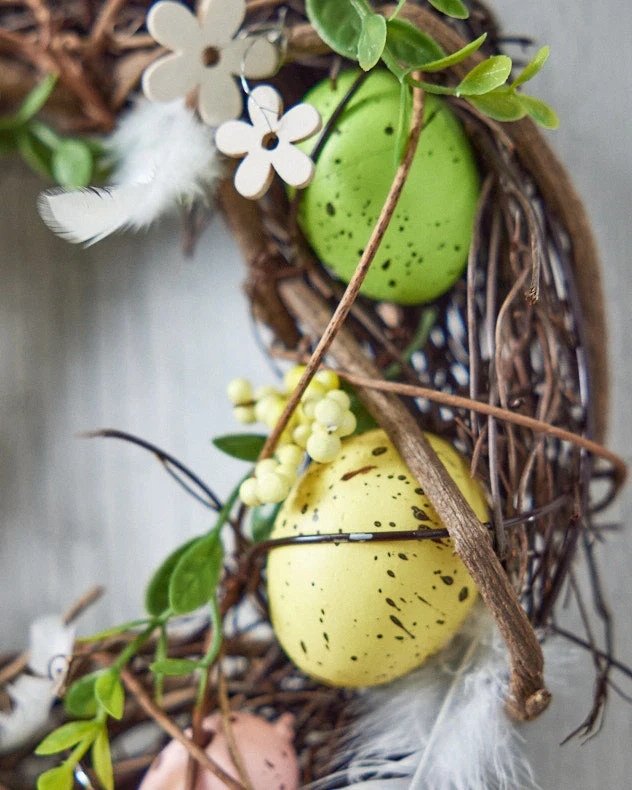 Easter Egg Nest Wreath - Image 3
