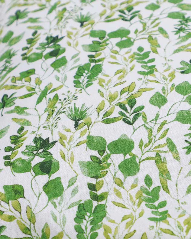Extra Large Botanical Green Chair Cushion - Image 4