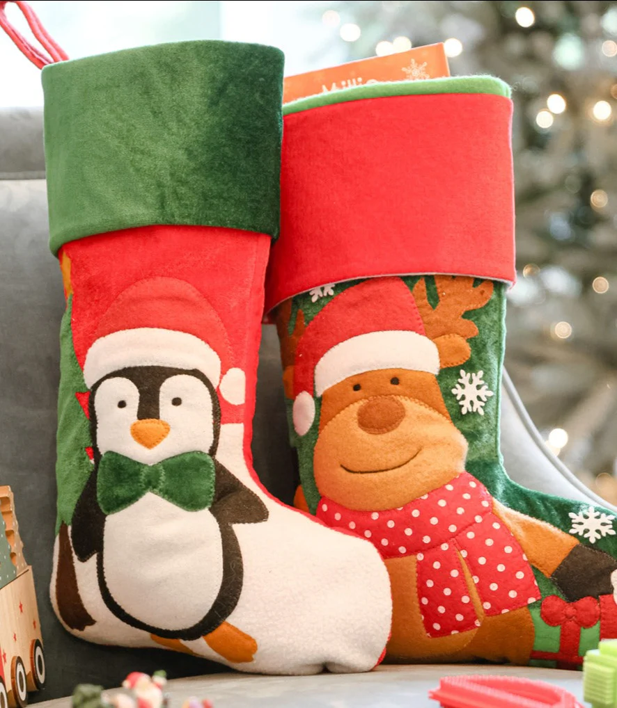 Festive Friends Penguin & Reindeer Stocking - Image 4