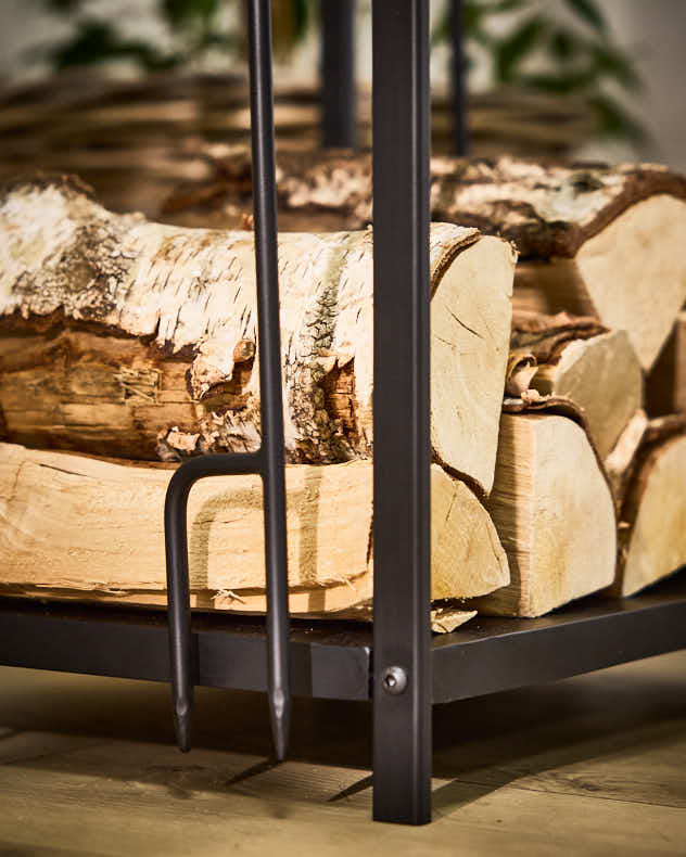 Fire Tools Set with Log Storage - Image 3