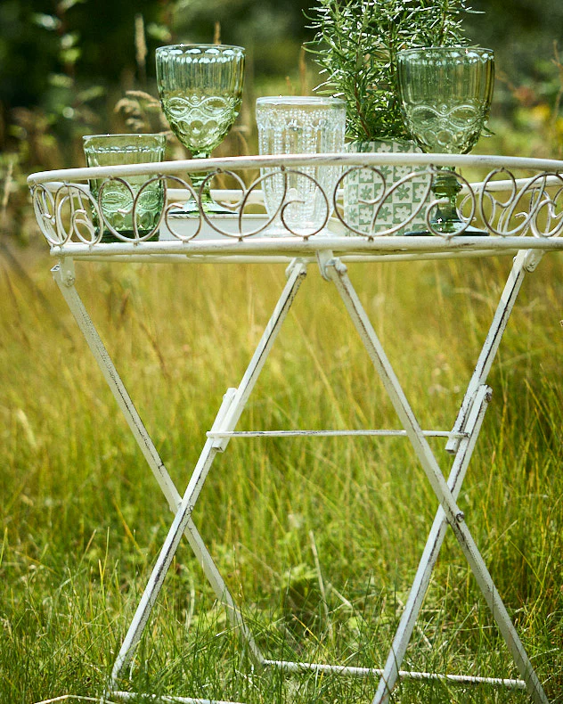 Folding Slatted Garden Table - Image 5