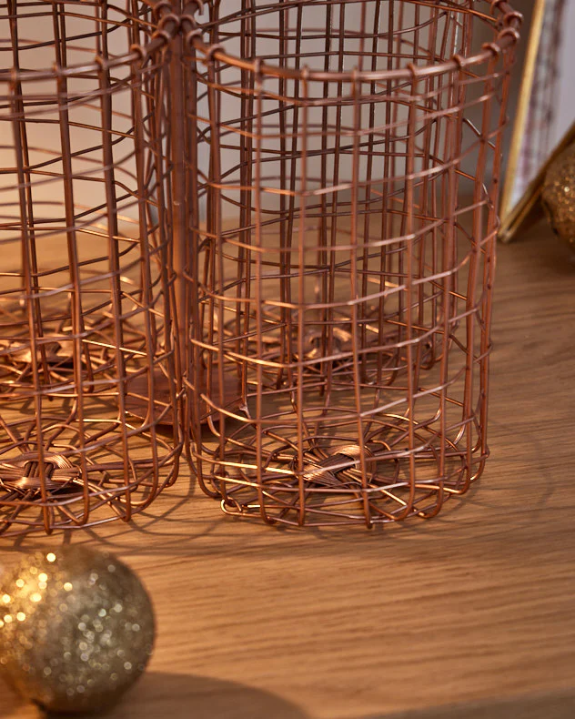 Copper Wire Cutlery Holder - Image 4