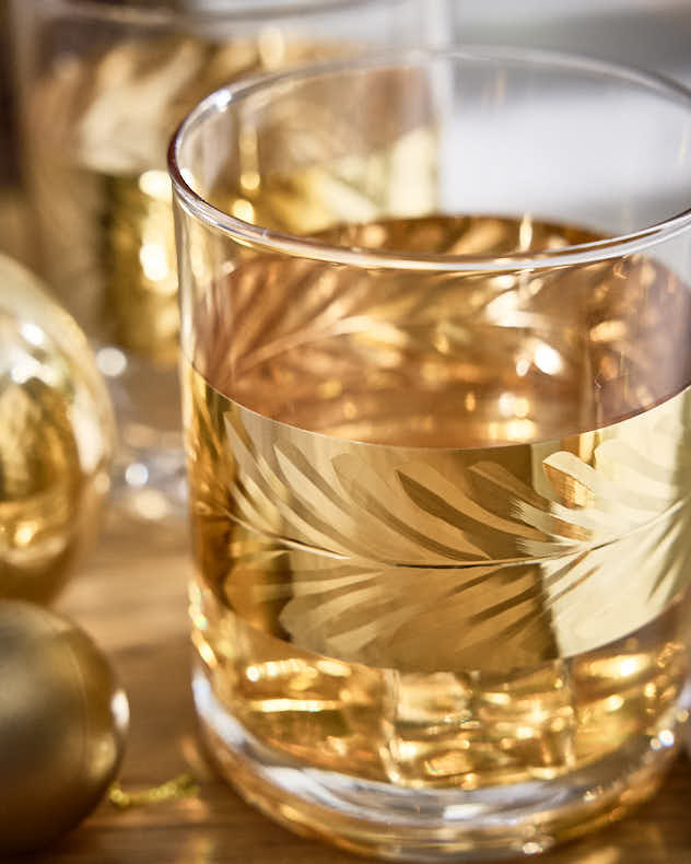 Gold Leaf Whisky Tumblers - Image 3