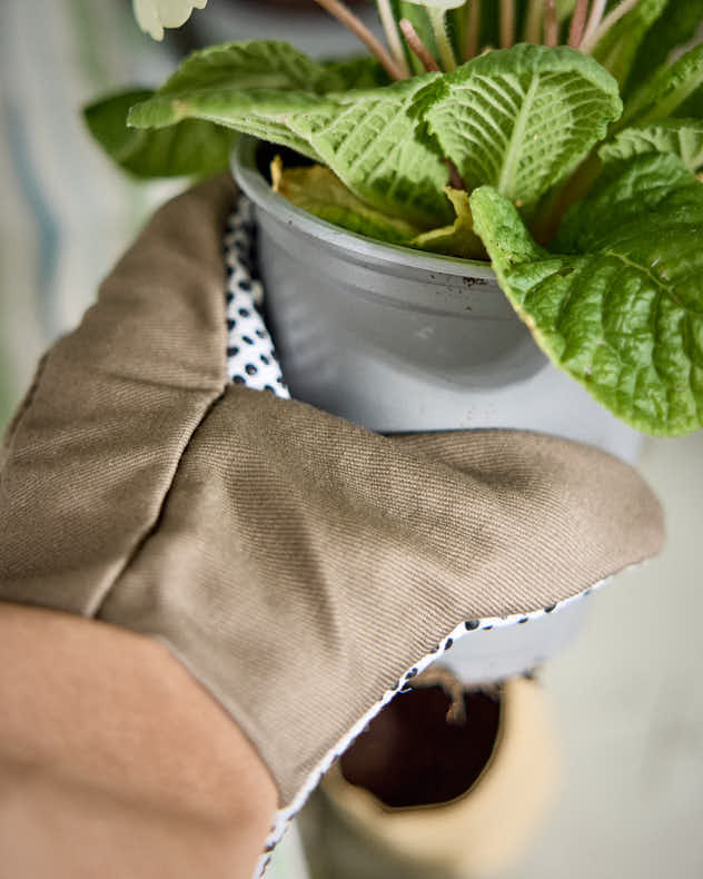 Khaki Gardening Gloves - Image 3