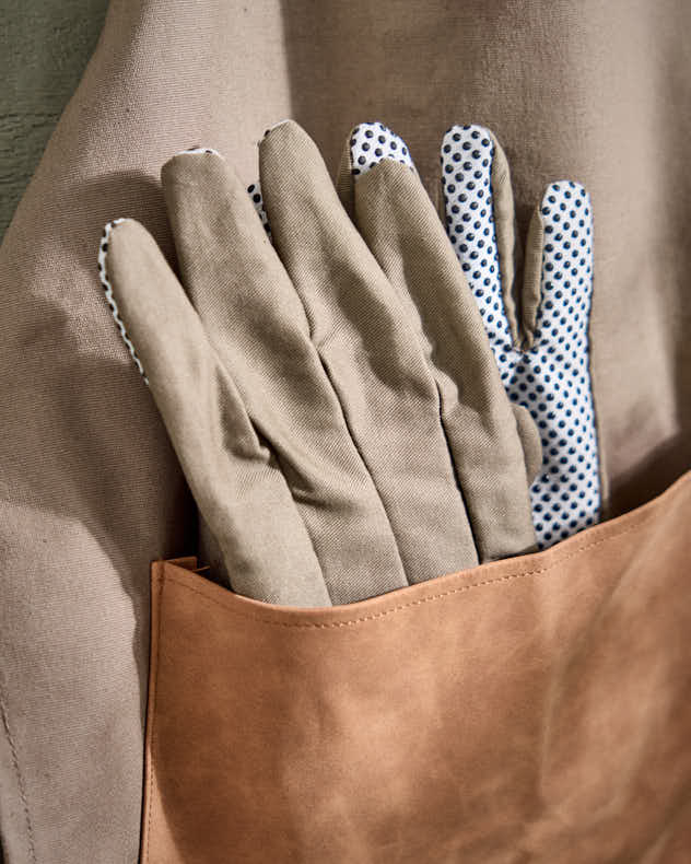 Khaki Gardening Gloves - Image 4