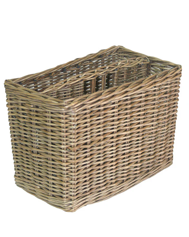 Large Wicker Magazine Basket - Image 4