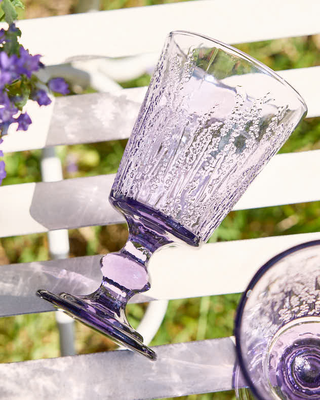 Lavender Wine Goblet - Image 6