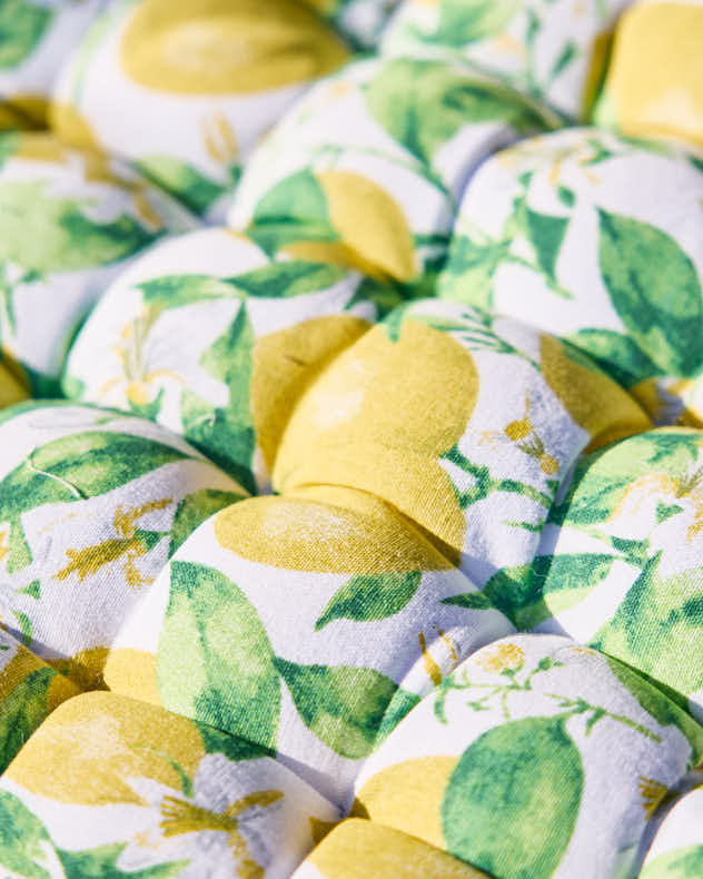 Lemon Patterned Bench Mattress - Image 3