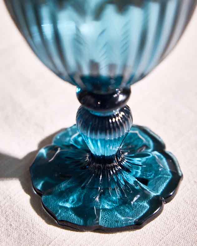 Linares Blue Wine Glass - Image 4