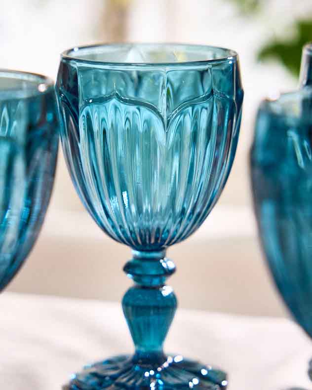 Linares Blue Wine Glass - Image 6