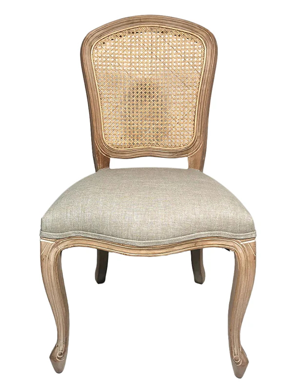 Set of 2 Loire Rattan Back Dining Chairs - Image 9