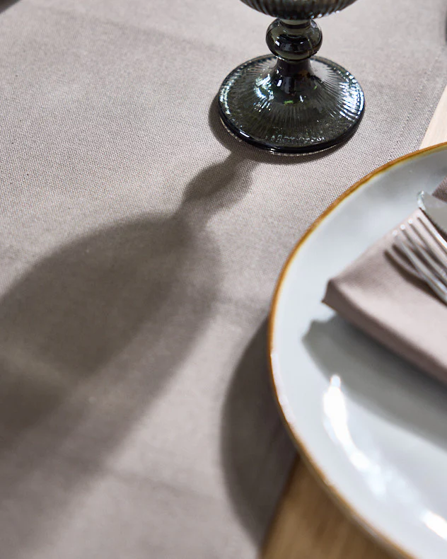 Mocha Cotton Table Runner - Image 3