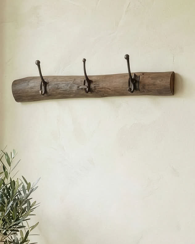 Oak Brown Hallway Hooks - Image 3