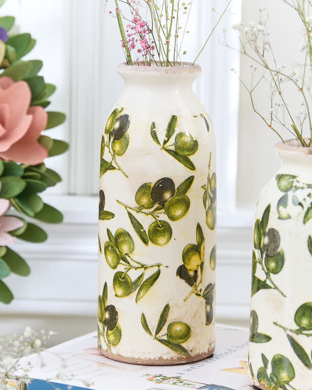 Olive Bottle Vase - Image 3