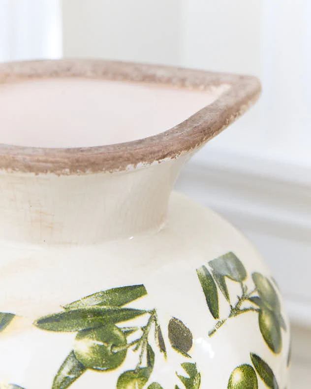 Olive Jug with Rope Effect Handle - Image 3