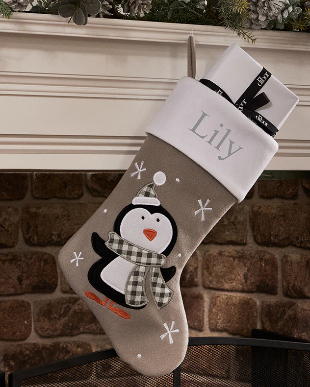 Personalised Grey Stocking Collection - Image 2