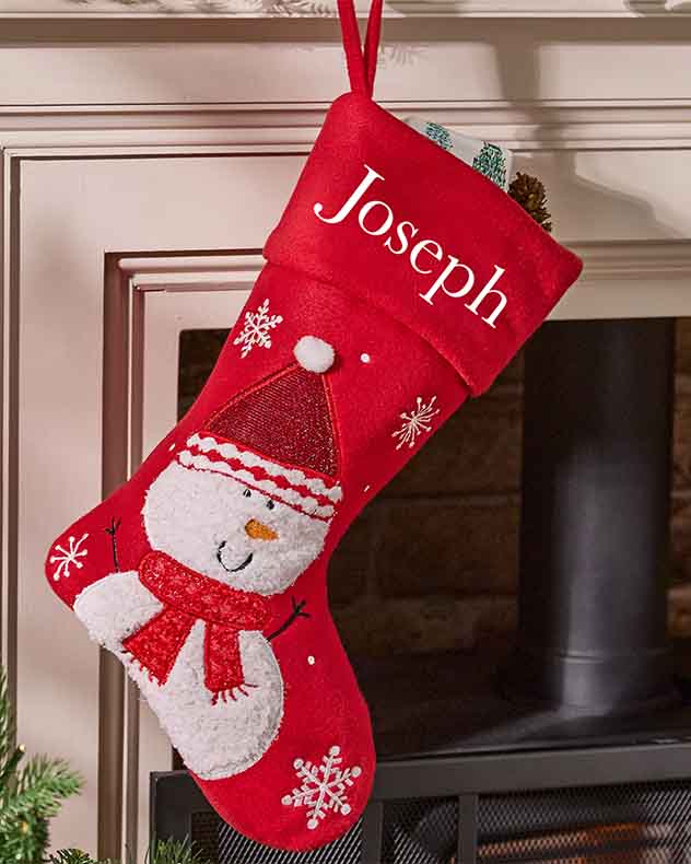 Personalised Jolly Red Christmas Stockings - Image 3
