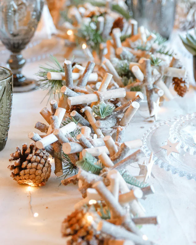 Winter Sparkle Pre-Lit Garland - 185cm