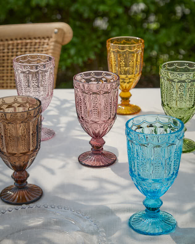 Roselle Set of 6 Wine Goblets - Image 3