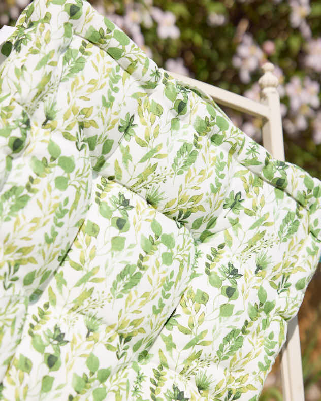 Set of Botanical Print Box Cushions - Image 3