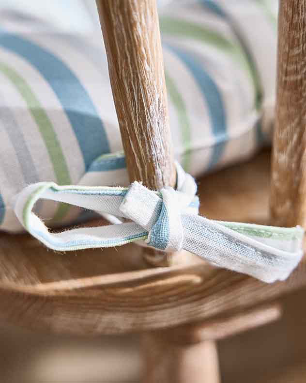 Set of 2 Tenby Stripe Seat Pads - Image 4