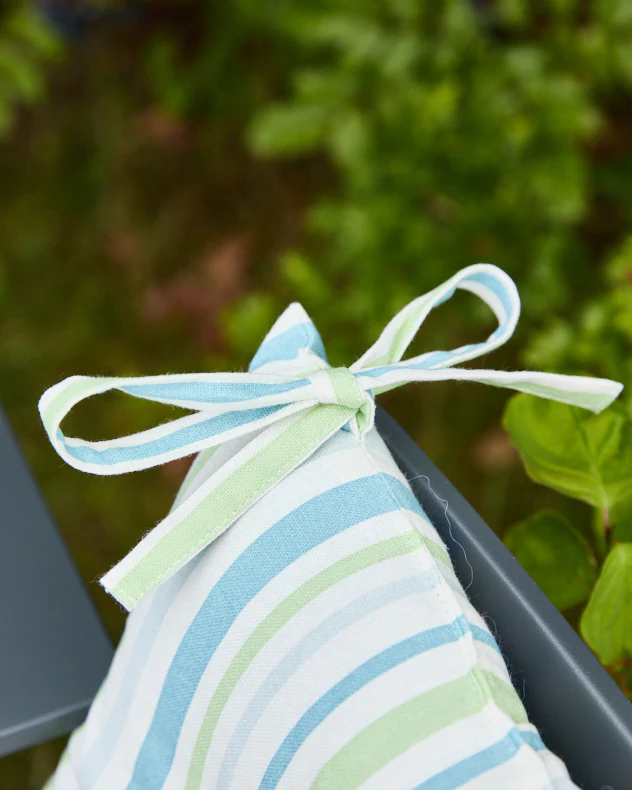 Set of 2 Tenby Striped Seat Pads - Image 3