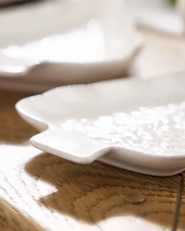 Set of 2 White Tree Side Plates - Image 4