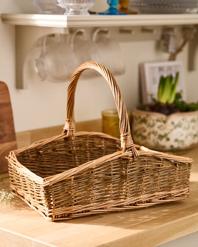 Sloped Antique Wash Flower Trug - Image 2