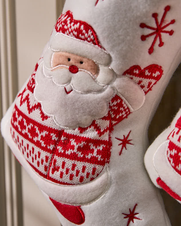 White Christmas Children's Stocking - Image 4