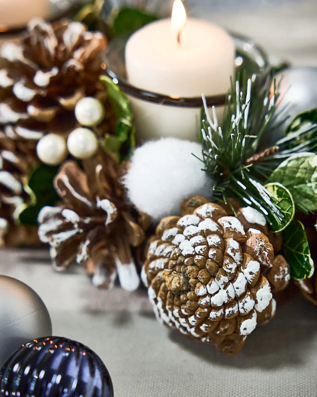 Snowball Pine Forest Candle Holder - Image 5