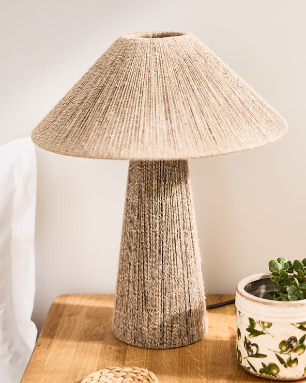 Tapered Jute Rope Lamp - Image 4