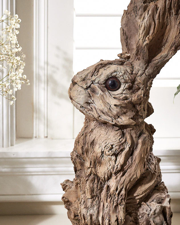 Textured Rabbit Ornament - Image 2