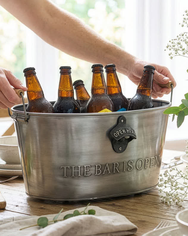 The Bar is Open Beer Bottle Bucket - Image 3