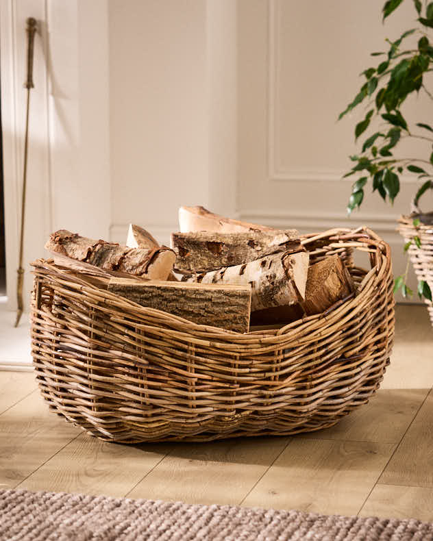 Wicker Boat Kindling Basket - Image 4
