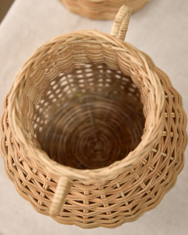Wicker Urn Vase - Image 2